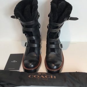 coach biker boots